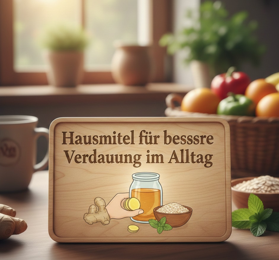 Hausmittel für bessere Verdauung im Alltag
