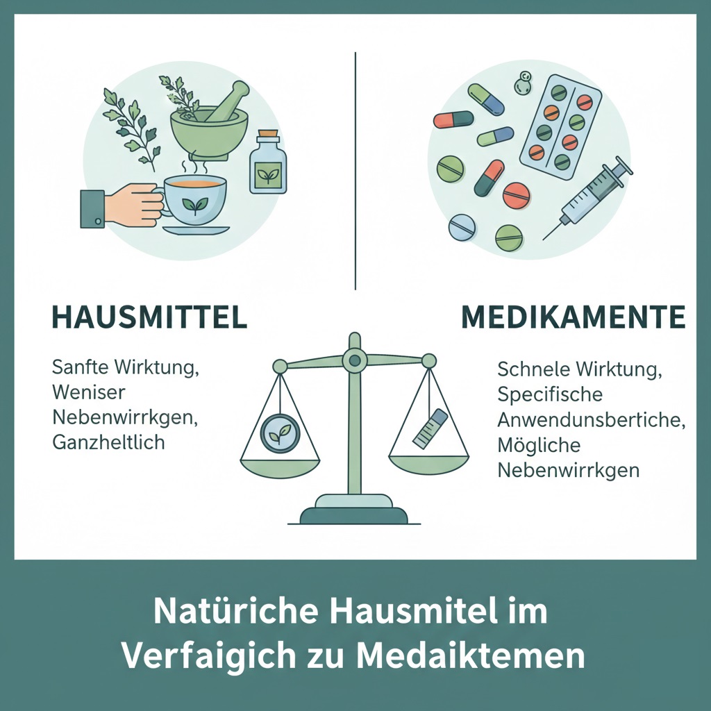 Natürliche Hausmittel im Vergleich zu Medikamenten