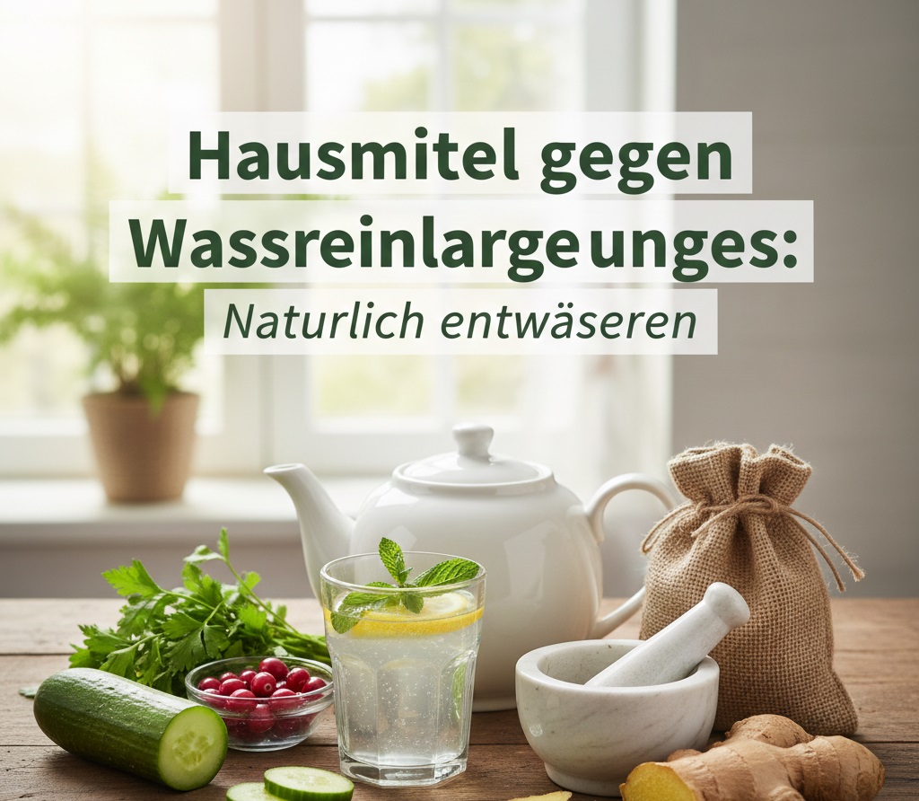 Hausmittel gegen Wassereinlagerungen: Natürlich entwässern