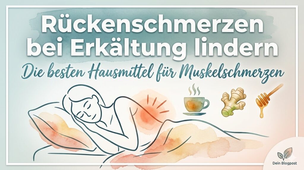 Rückenschmerzen bei Erkältung lindern