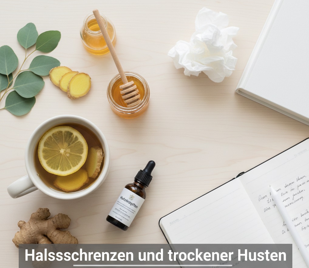Halsschmerzen und trockener Husten