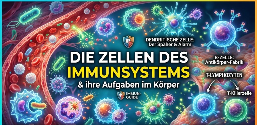 Zellen des Immunsystems und ihre Aufgaben im Körper