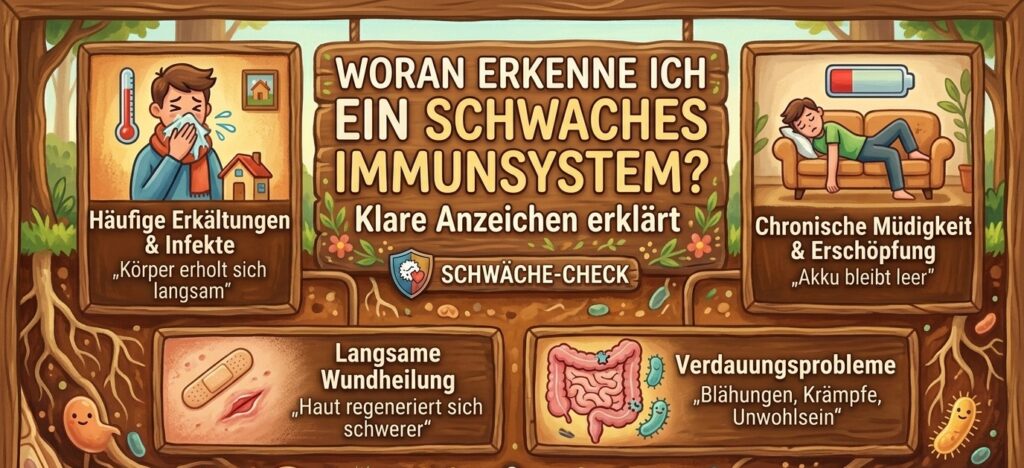 Woran erkenne ich ein schwaches Immunsystem klare Anzeichen erklärt