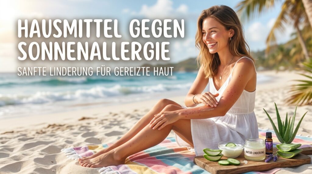 Hausmittel gegen Sonnenallergie: Sanfte Linderung für gereizte Haut